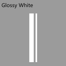 White Car Hood Stripe Sticker
