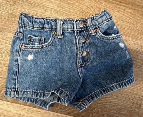 Zara girls blue denim - , shorts