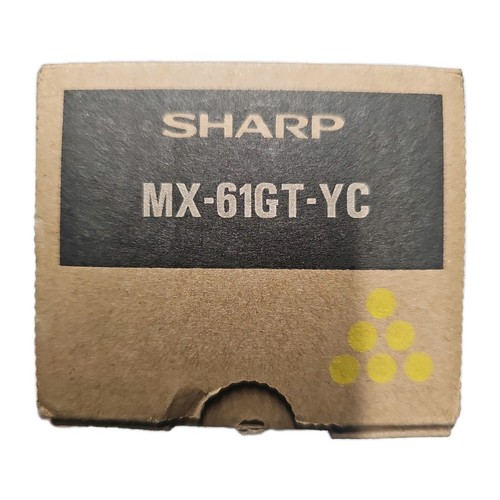 Sharp 61gt yellow toner - sharp,
