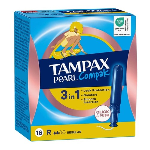 Tampax pearl compak - tampax, regular