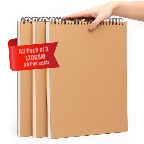 Sketch book pack 3 - a3,