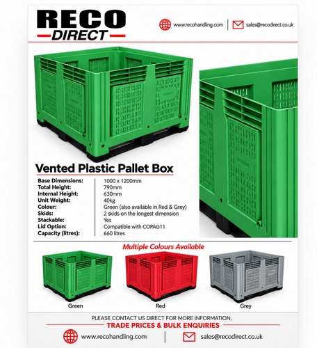 New vented green - green, rigid