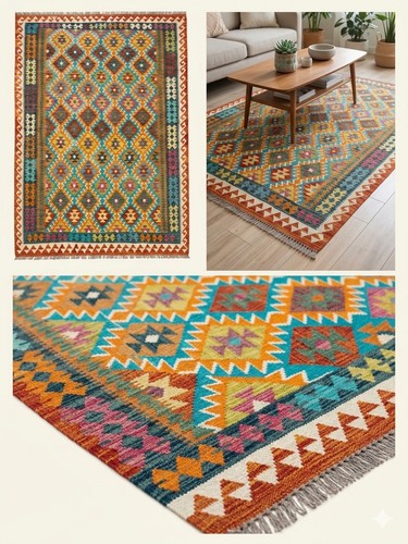 Handmade kilim rug - rug, brand