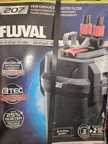 Fluval 207 external canister - fluval,