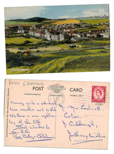 Postcard woolacombe devon - -,
