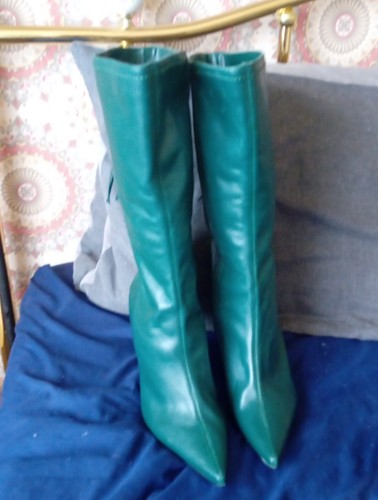 Faith new green leather - green,
