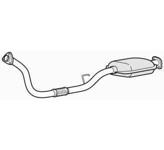 Front pipe catalytic - front, &