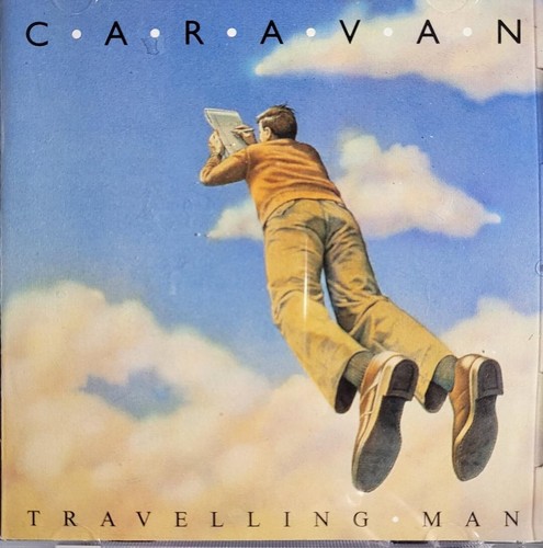 Caravan travelling man - caravan,