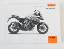 Genuine 2016-2021 KTM 1290 Super Duke GT / Various English Owners Manuals