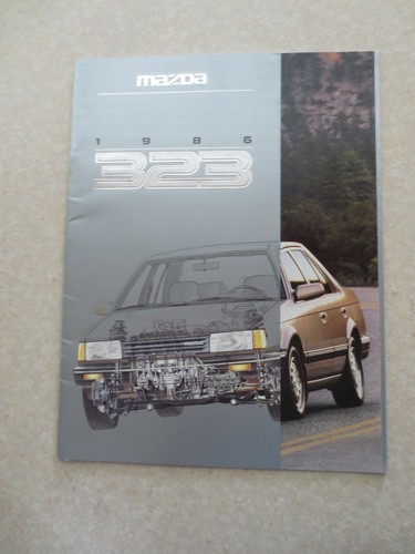 1986 mazda 323 car advertising - mazda,