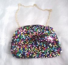Bag shoulder ladies girls Sequin party Christmas women purse Sparkly handbag new