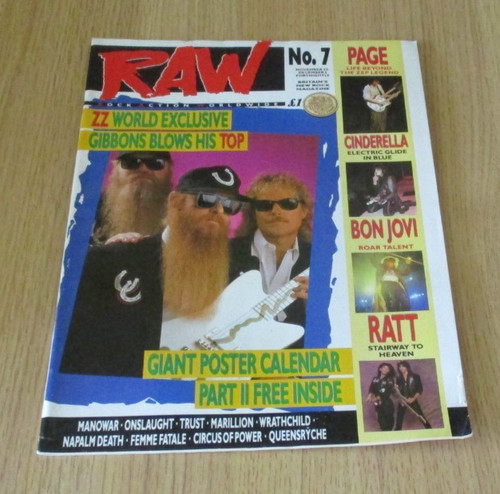 Raw heavy metal - raw, magazine