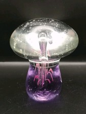 Art Glass Mushroom Paperweight