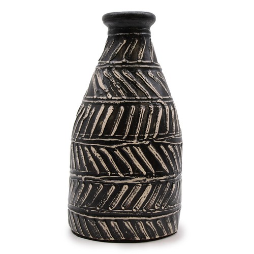 Greek taper vase chocolate - greek,