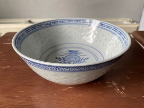 Vintage chinese blue white - chinese,