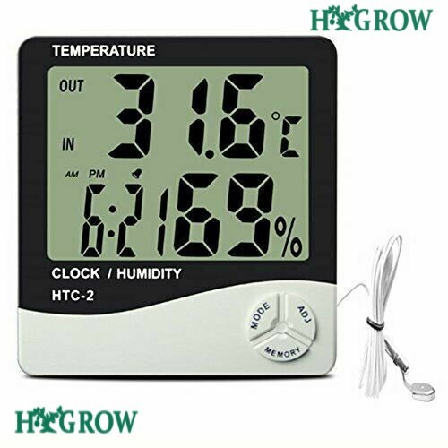 Hydroponics large hygrometer - large,