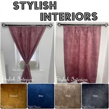 Coniston Plush Velvet Curtain