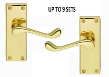 Door Handles Brass Finish