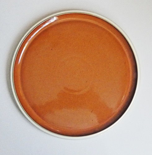 Denby pottery fire red - &,