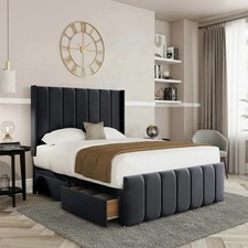 Panel Winged Divan Bed With