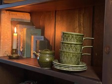 Retro vintage piece green - retro,