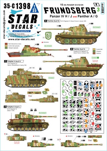 Star decals c1398 35 - decals, 35-c1398