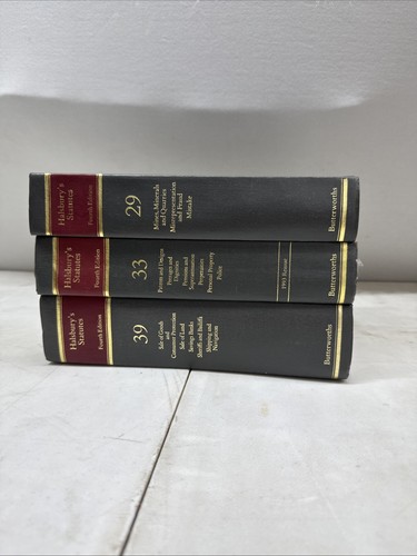 Halsbury statutes sale of - halsbury’s,