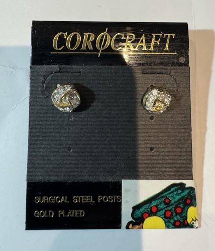 Vintage corocraft earrings - vintage,