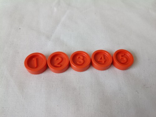 Vintage downfall game counters - game,