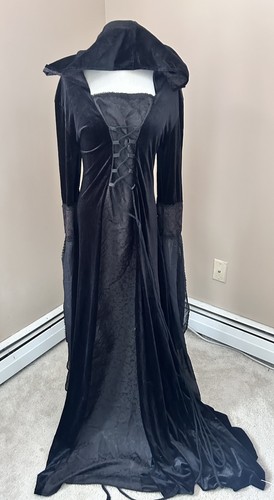 Black velvet gothic - black,