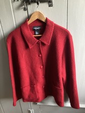 Womens Vintage Red Wool Jacket