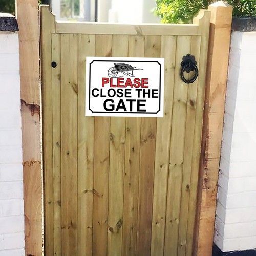 Please close the - , gate