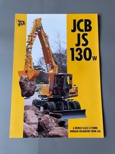 JCB JS130 Wheeled Excavator Brochure