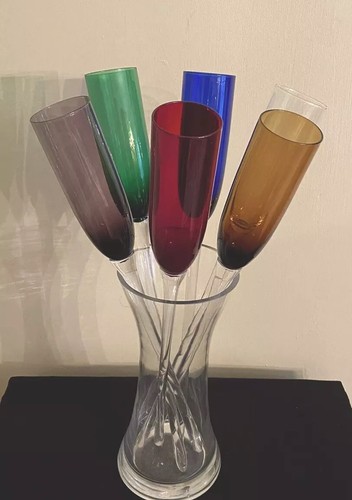 Vtg pcs hand blown jewel - hand,