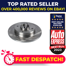 2x Brake Discs Pair Solid fits