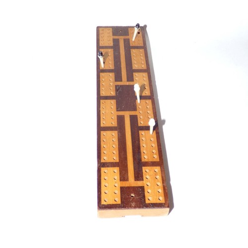 Vintage wooden cribbage - vintage,