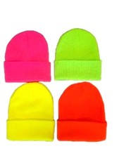 Neon Beanie Hat Hi Vis Beanie