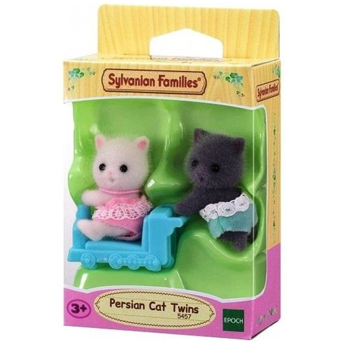 Persian kitten twins figurine - kitten,