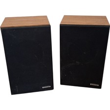 Sanyo MC-203 Speaker System 12W RMS 4Ω Impedance Wired Connection - Untested