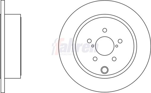 Rear brake disc for - disc,