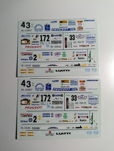 Decals peugeot 106 rally - peugeot,