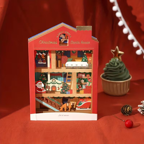 Pop christmas house - 3d,