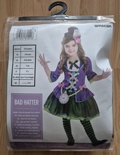Girls Mad Hatter Outfit Age 5-6 Fancy Dress Costume