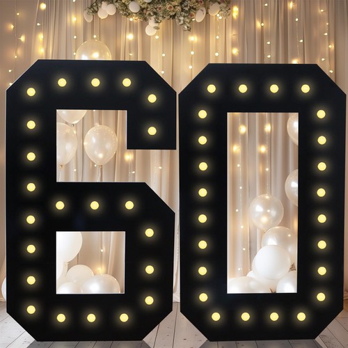 4ft marquee light numbers - 4ft, up