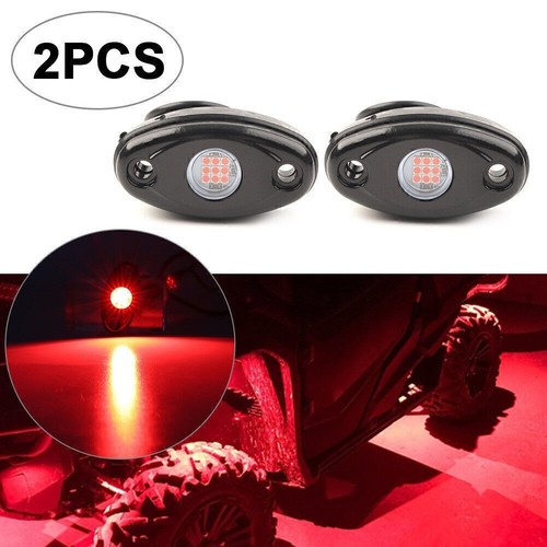 Red car led rock light - light, fit