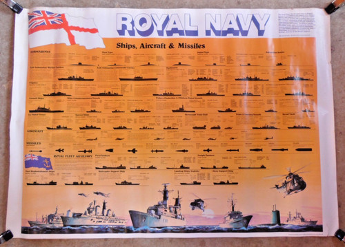 Royal navy large poster - royal,