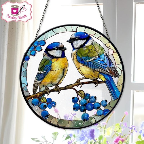 Bluetit suncatcher window - suncatcher,