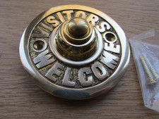 SOLID BRASS Door Bell Push