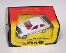 CORGI TOYS Vintage 1980's 1/36 Scale #453 FORD ESCORT RS 1600 - MIB