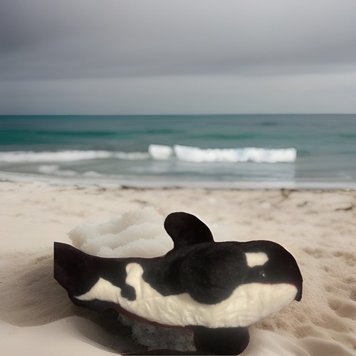 Plush whale sea creature - plush,